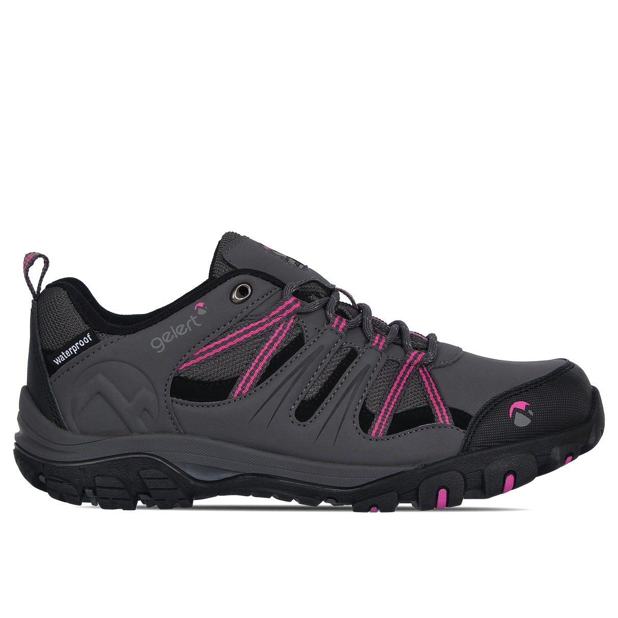 Gelert Women's Horizon Low Waterproof Walking Shoes - Charcoal