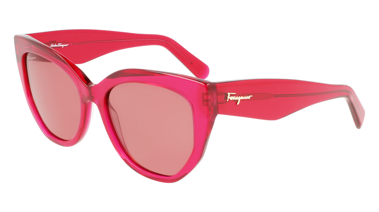 Salvatore Ferragamo SF1061S Womens Sunglasses - Trasparent Red