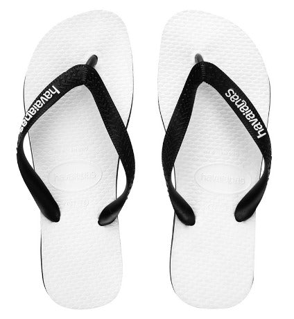 Havaianas Men's Colour Mix Thongs - Black/ White
