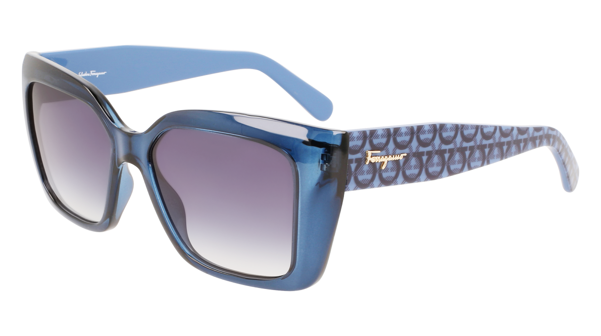 Salvatore Ferragamo SF1042S Womens Sunglasses - Transparent Blue