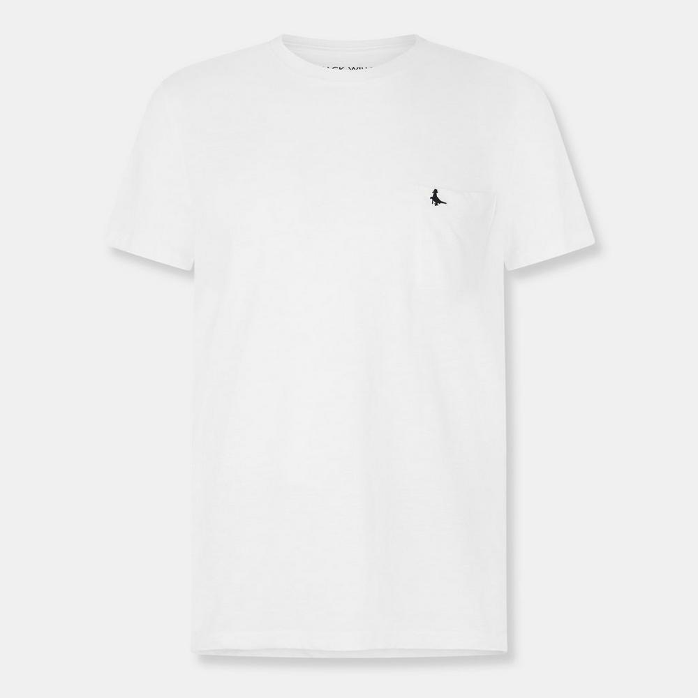 Jack Wills Mens Ayleford Logo T-Shirt - White