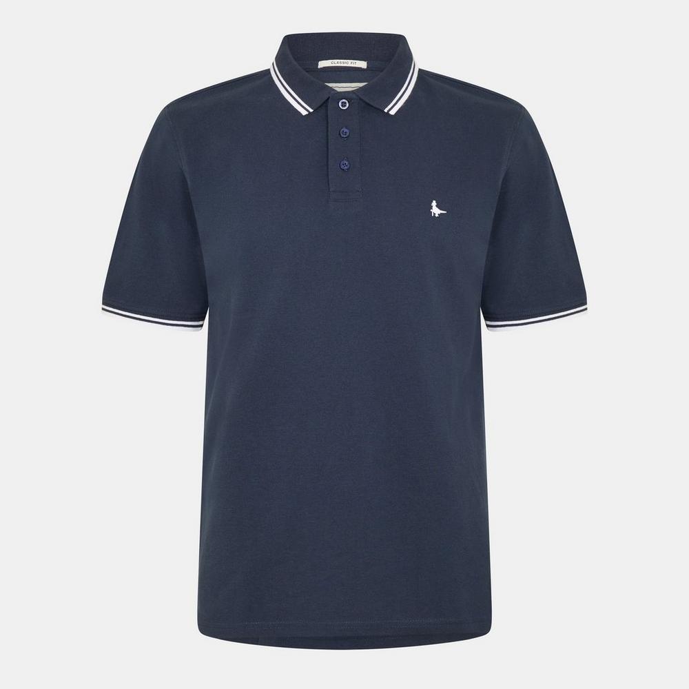 Jack Wills Mens Edgeware Tipped Polo Shirt - Navy