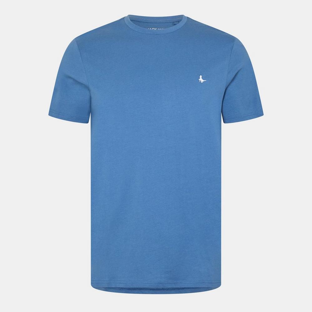 Jack Wills Mens Sandleford T-Shirt - Deep Blue