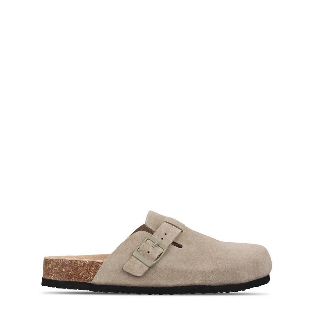 Jack Wills Womens JW Mule Sandals (Taupe)