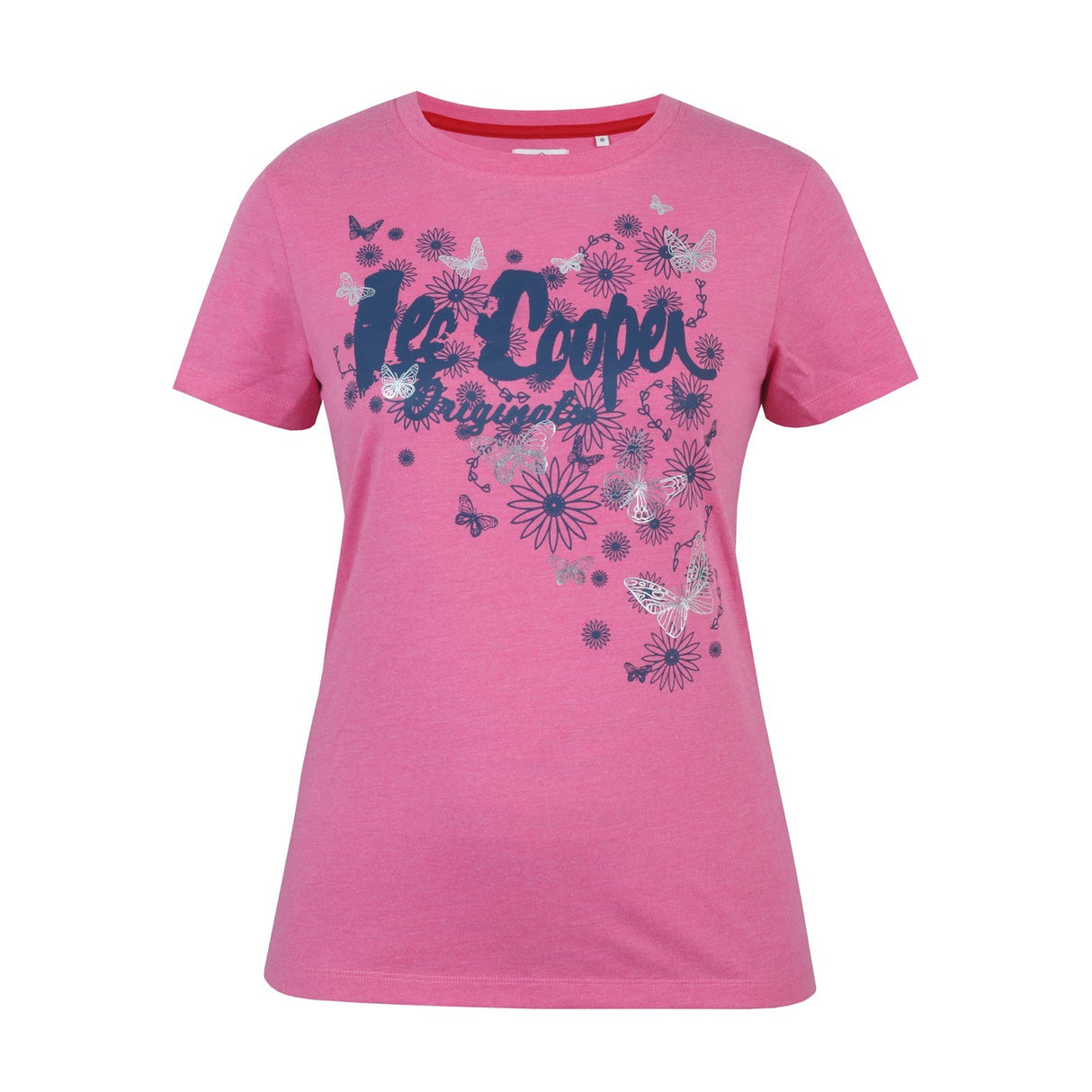 Lee Cooper Women's Classic Tee - Pink Marle