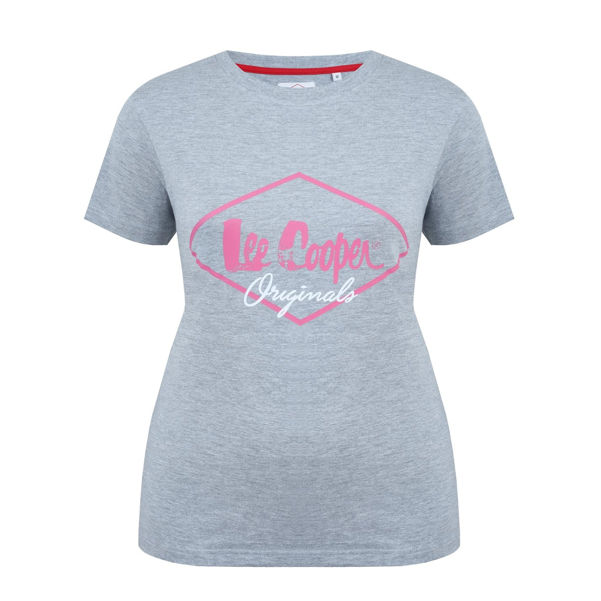 Lee Cooper Women's Diamond Tee - Grey Marle