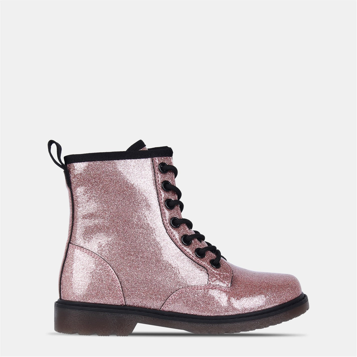Miso Kids Brandi Boot Shoes - Pink Glitter