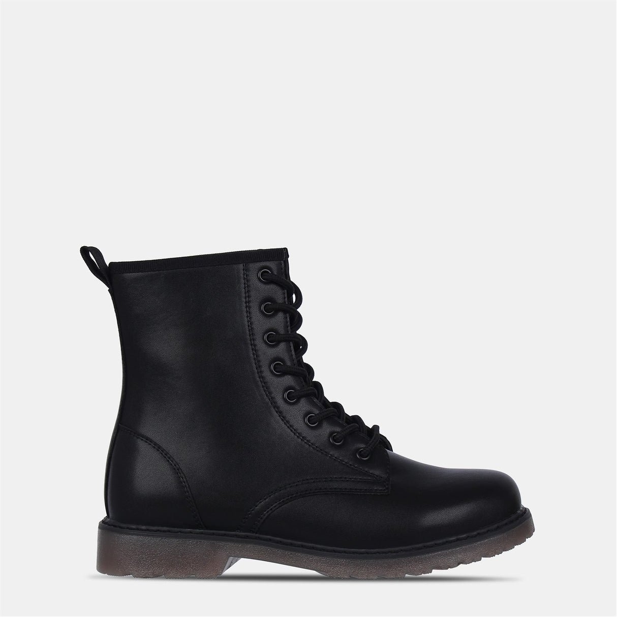 Miso Women's Brandi Lace Up Flat Heel Boots - Black