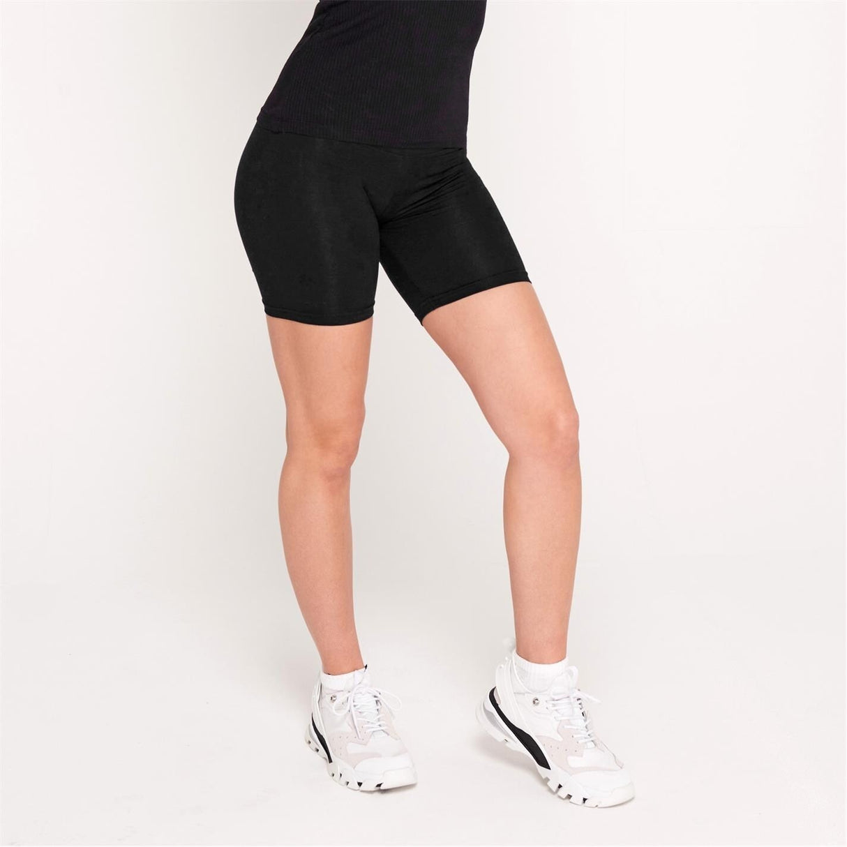 Miso Women's High Waisted Cycling Short - Black