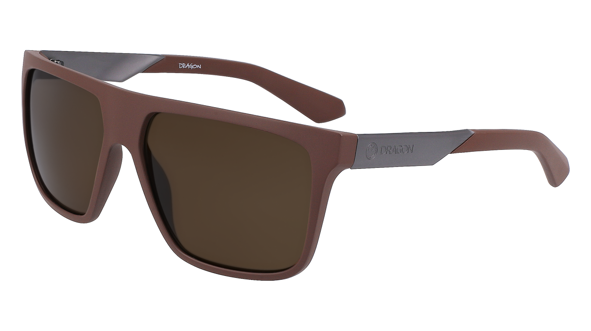 Dragon DR VINYL LL POLAR Unisex Sunglasses - Matte Dark Brown
