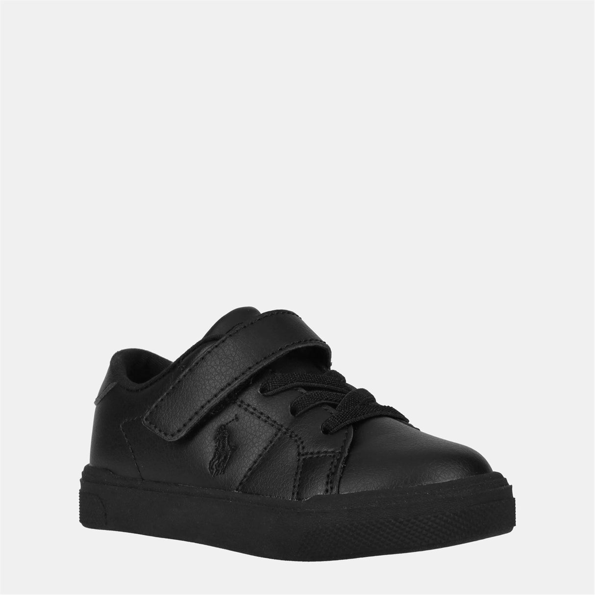 Polo Ralph Lauren Child Unisex Sutton Sneakers - Triple Black