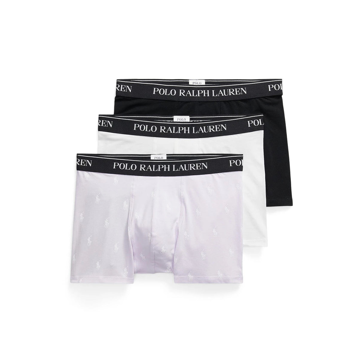 Polo Ralph Lauren Men's Classic Fit Trunks - Andover Heather/RL2000 Red/Polo Black