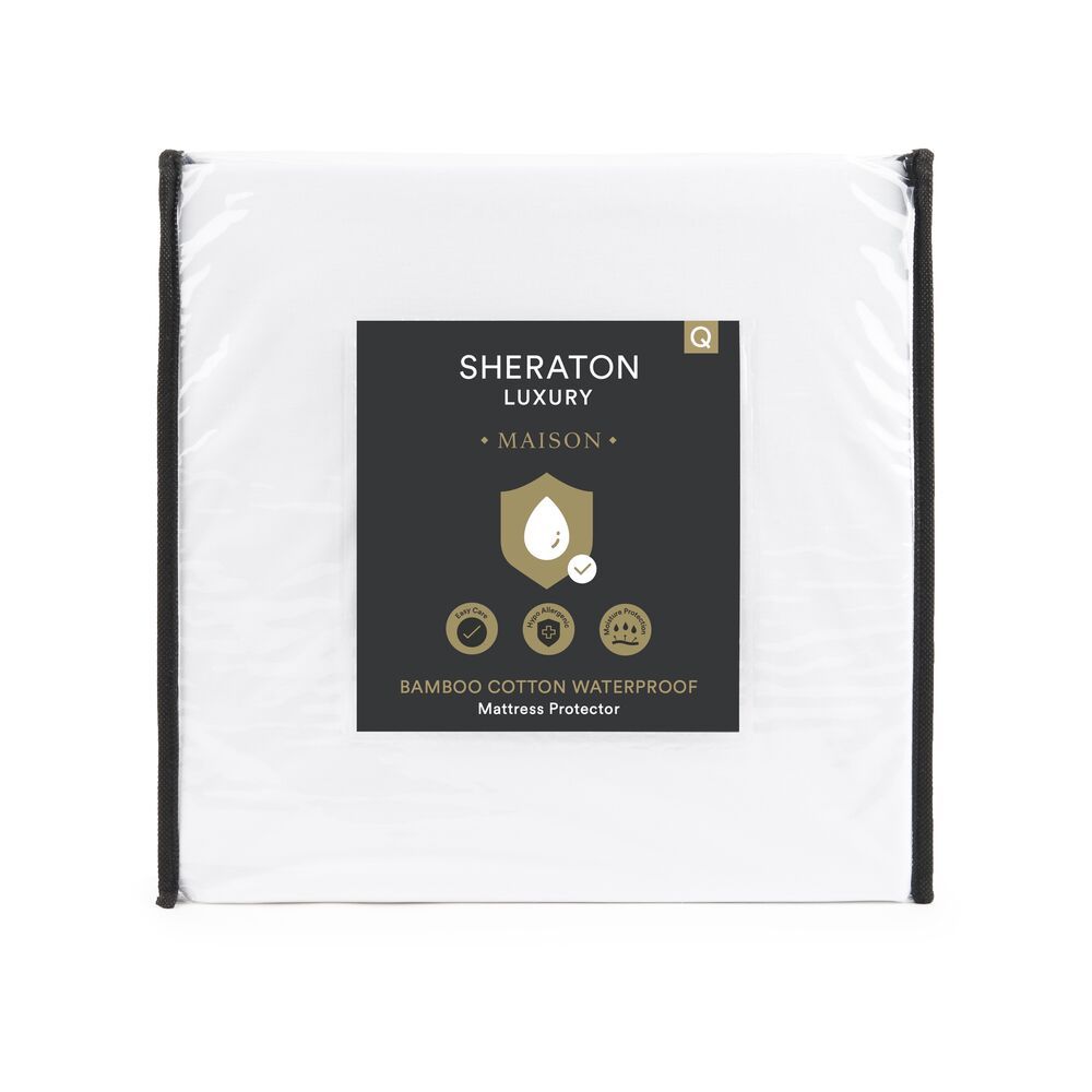 Sheraton Luxury Maison Bamboo Cotton Waterproof Mattress Protector