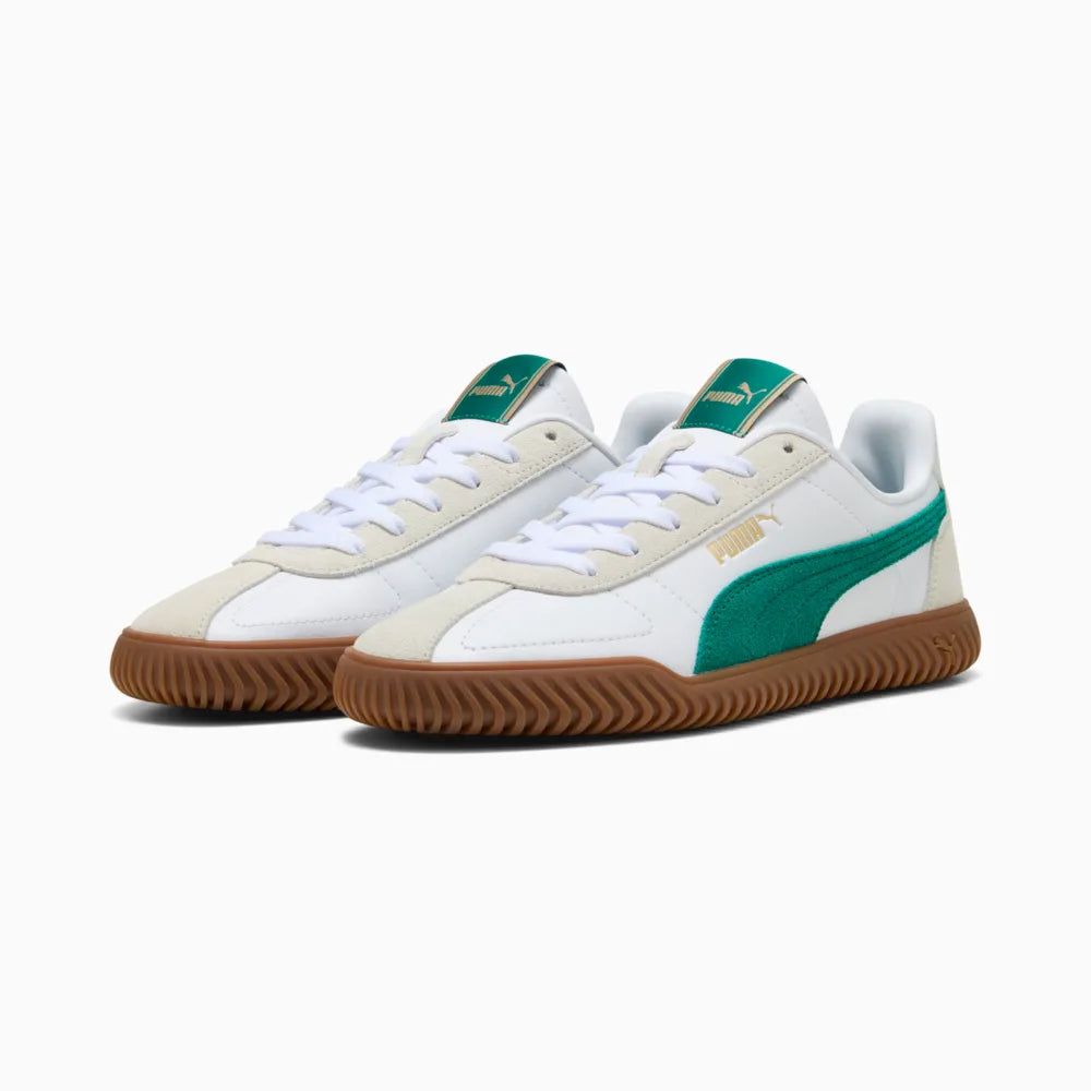 Puma Unisex Puma Club Kayzer Og Sneakers - Puma White-Wild Green