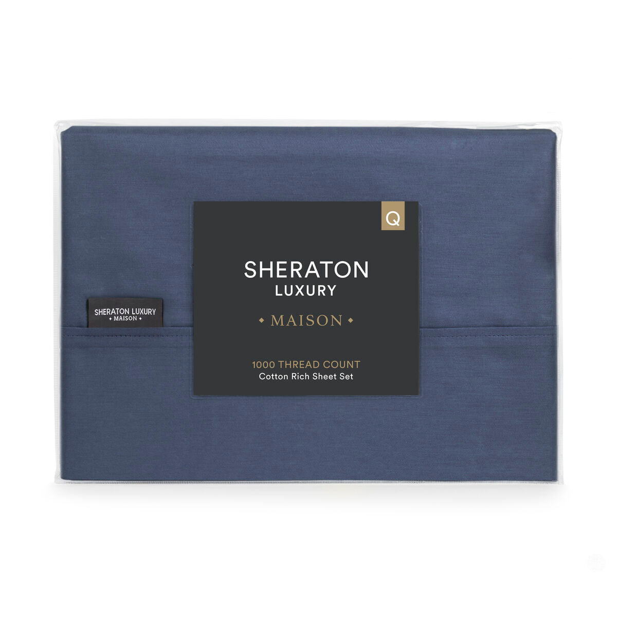Sheraton Luxury Maison 1000TC 4 Piece Cotton Rich Sheet Set Nightfall