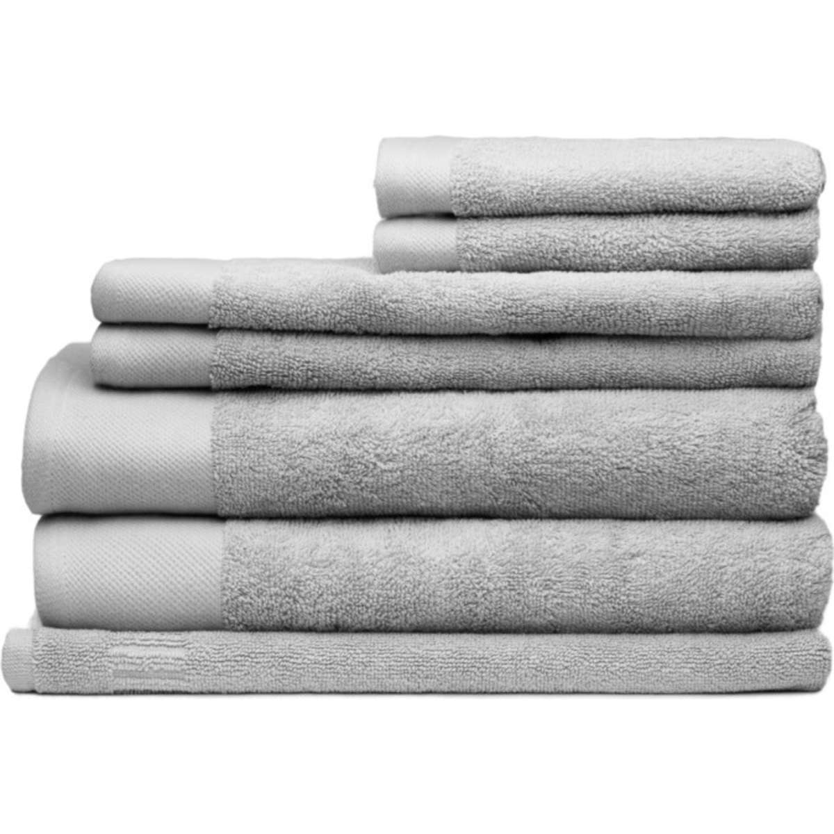 Sheraton Luxury Maison Byron 7 Piece Towel Set Grey - 7 Piece