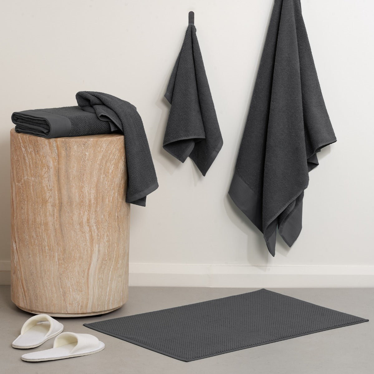 Sheraton Luxury Marlon 5 Piece Towel Pack - Dark Charcoal - 5 Set