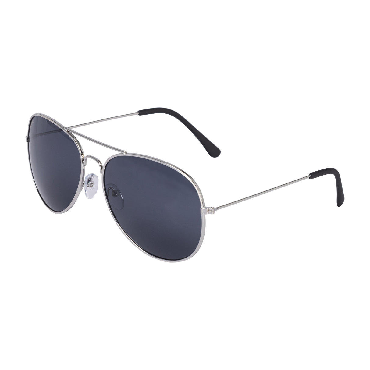 Slazenger Men's Aviator Aviator Sunglasses - Black/Silver