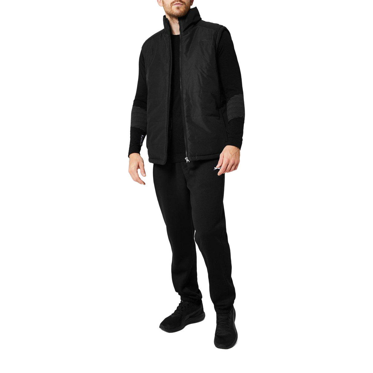 Slazenger Men's Padded Vest - Black