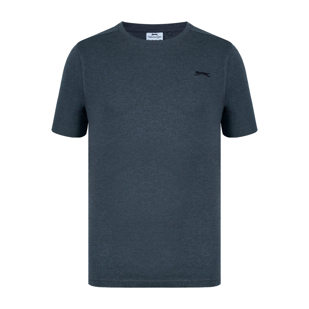 Slazenger Men's Plain T-Shirt - Grey Charcoal Marle