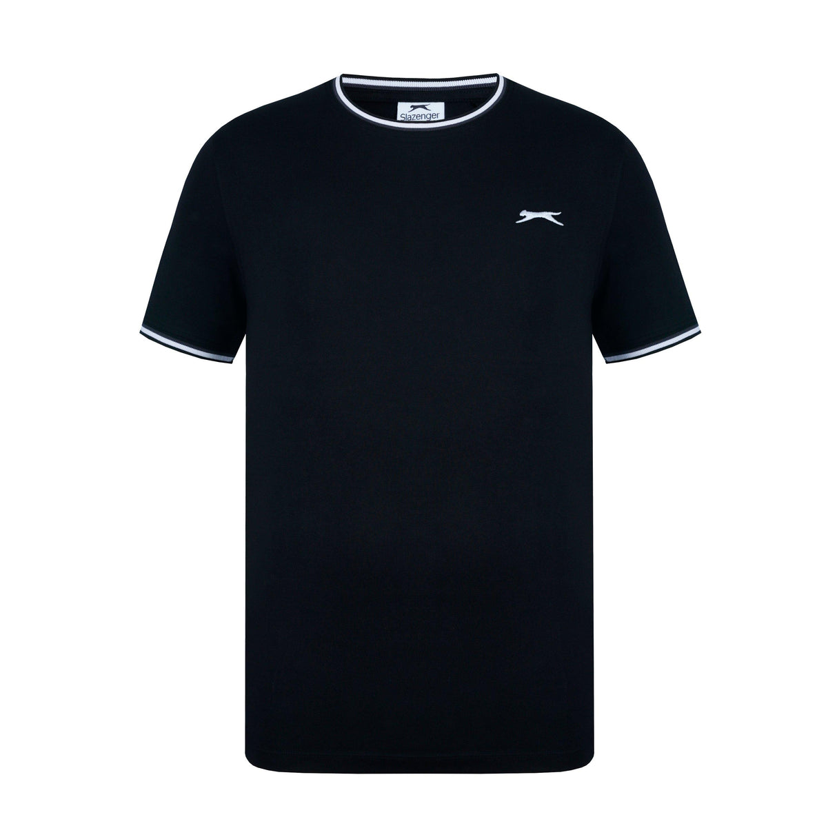 Slazenger Men's Tipped T-Shirt in Black