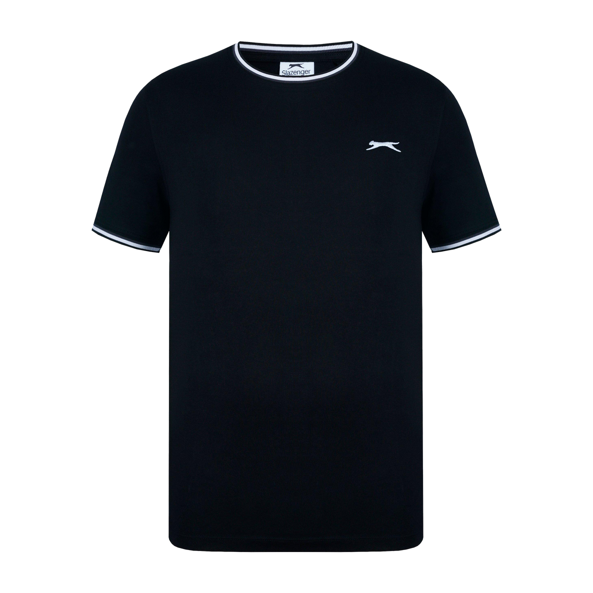 Slazenger Men's Tipped Tee - Black