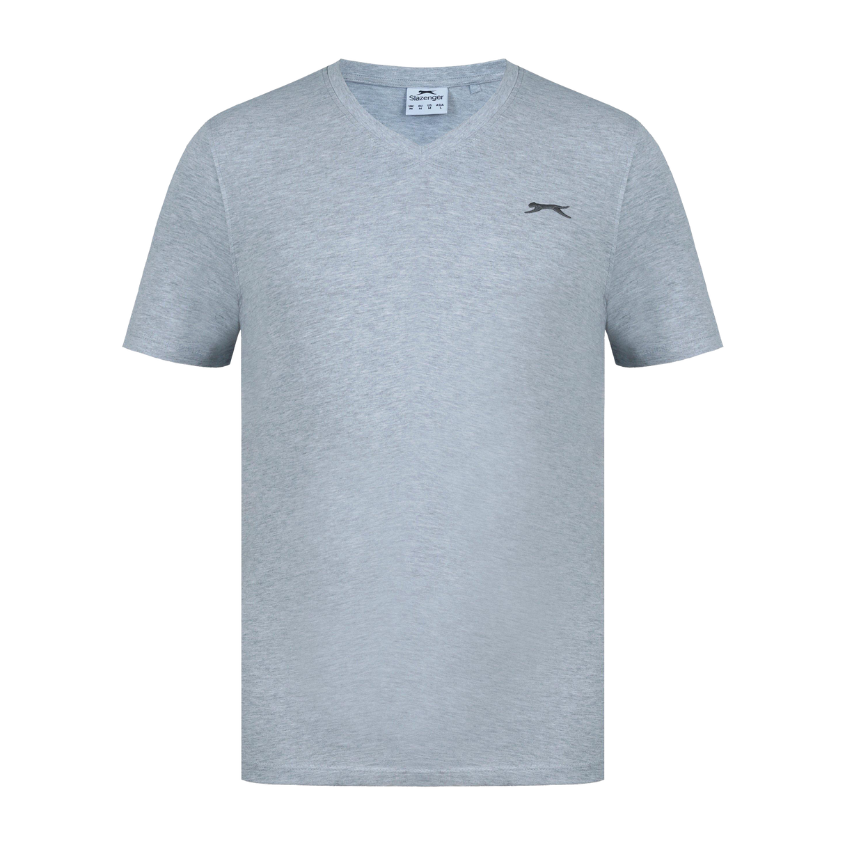 Slazenger Men's V-Neck T-Shirt - Grey Marle