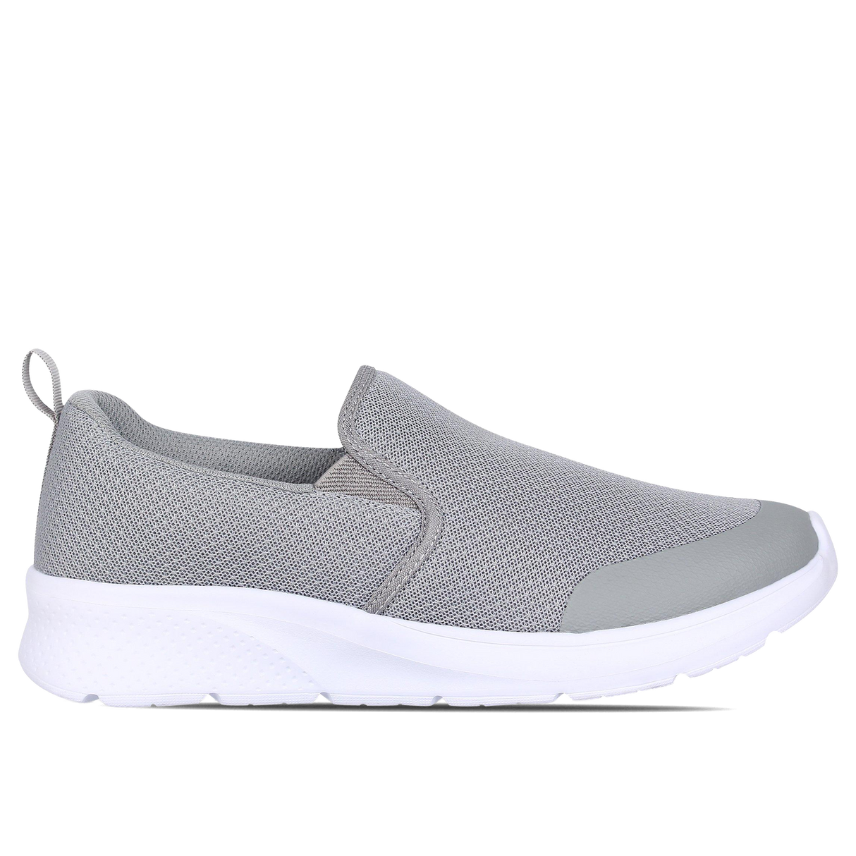 Slazenger Men's Zeal Slip On Runners Grey/White Grey/White