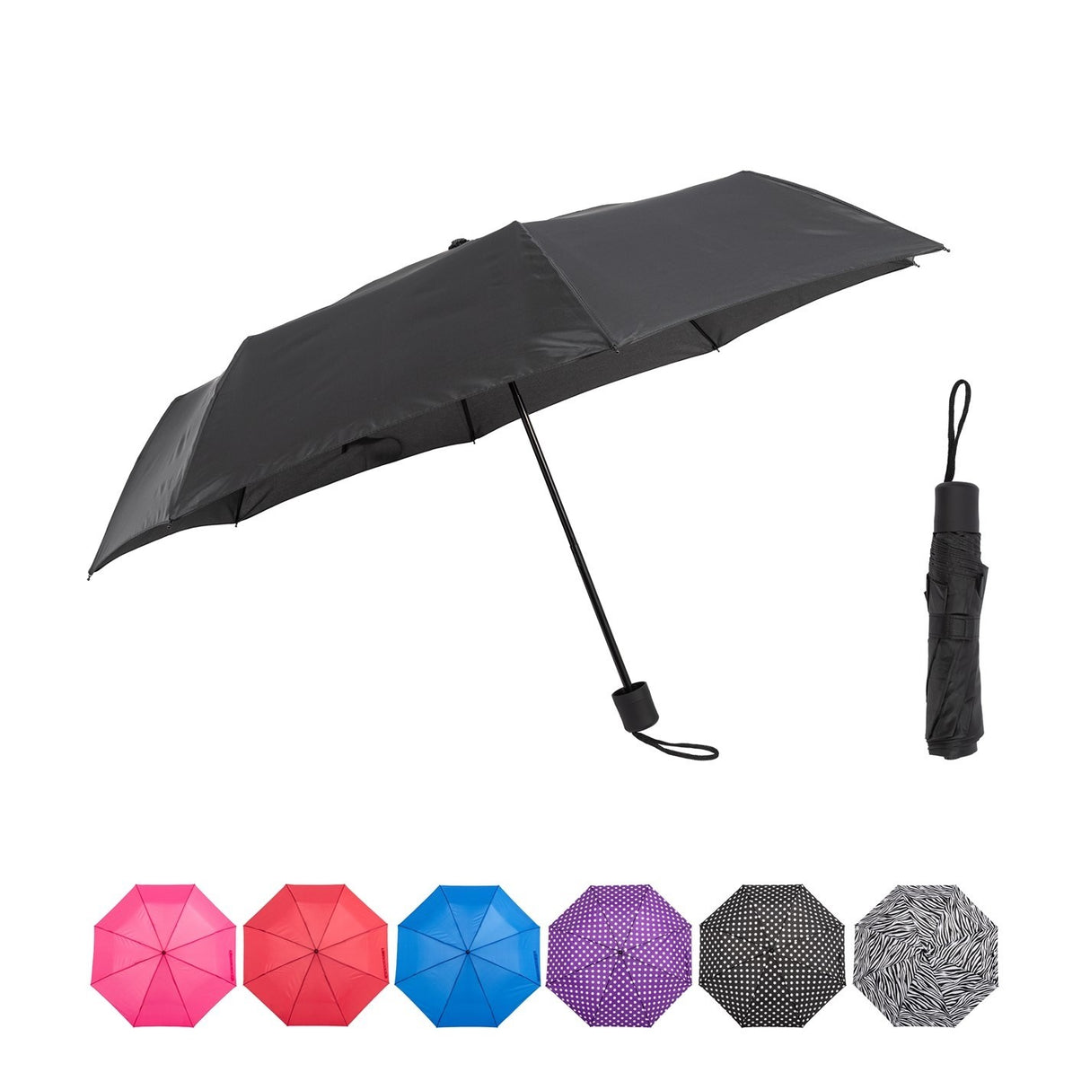 Slazenger Unisex 3 Fold Umbrella in Multi