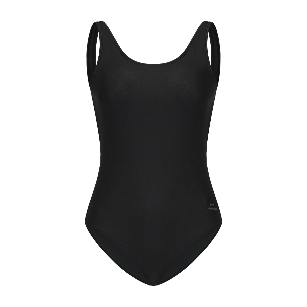 Slazenger Women's Basic One Piece Swimsuit Black