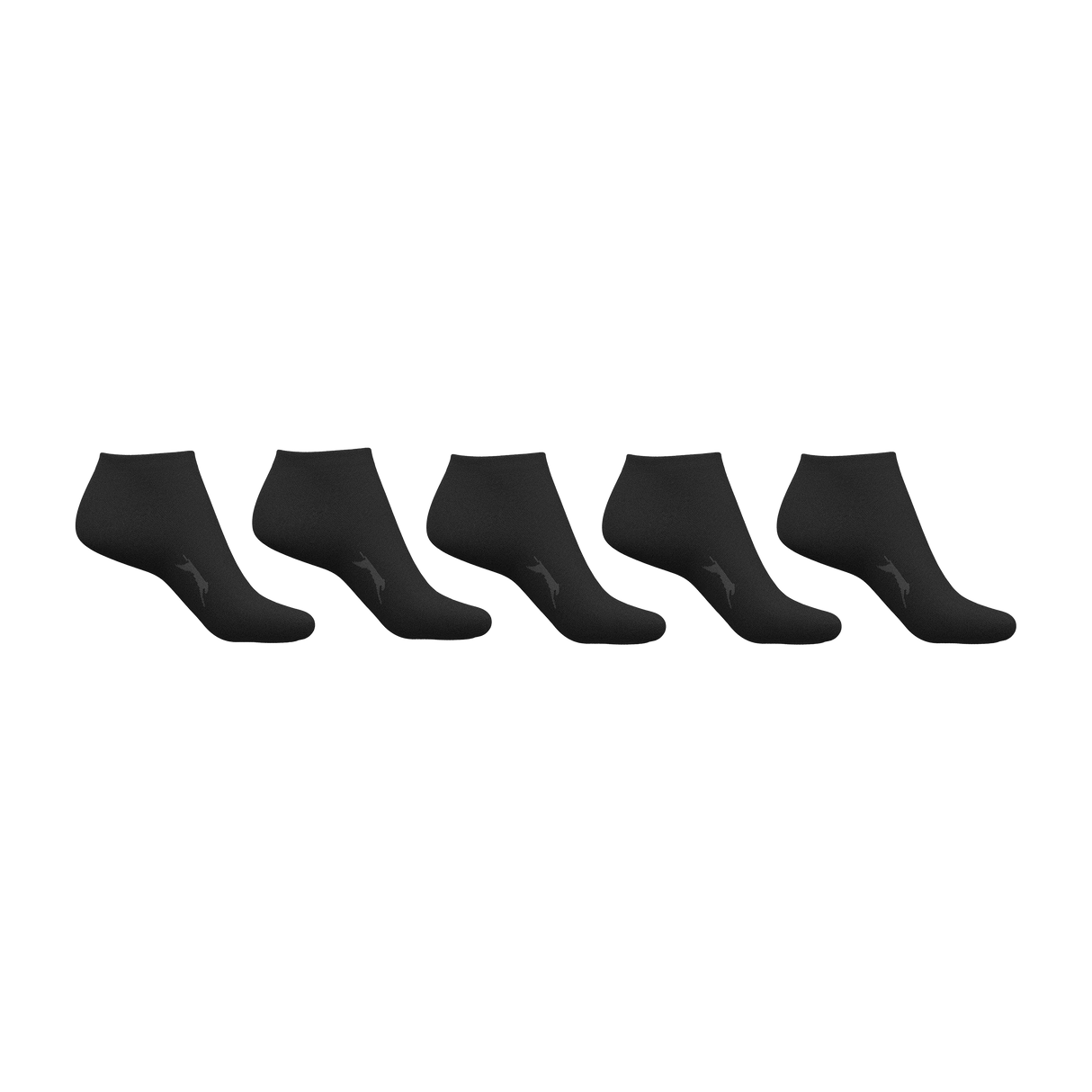 Slazenger Women's Trainers Socks 5 Pack White Dark Assortment