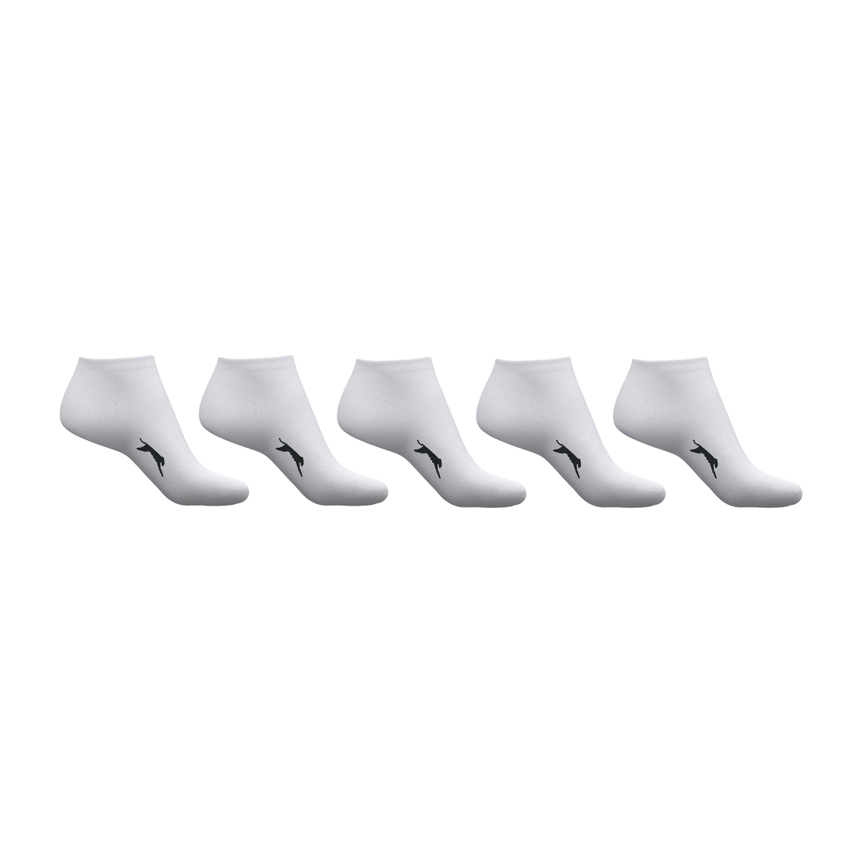 Slazenger Women's Trainers Socks 5 Pack White