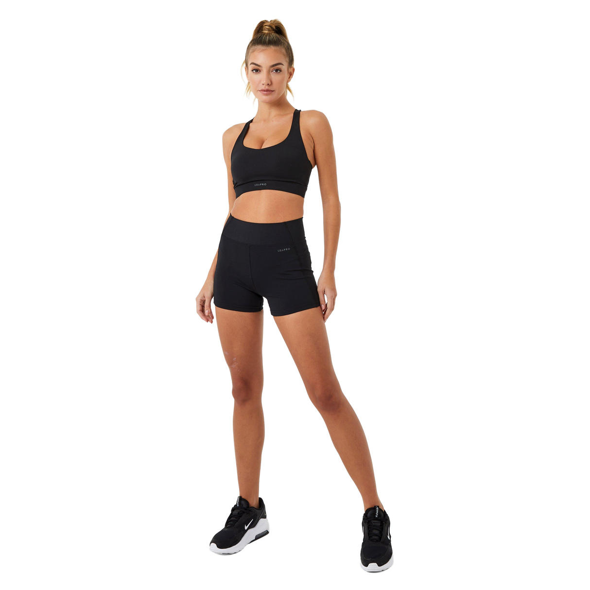 USA Pro Women's 3 Inch Shorts - Black