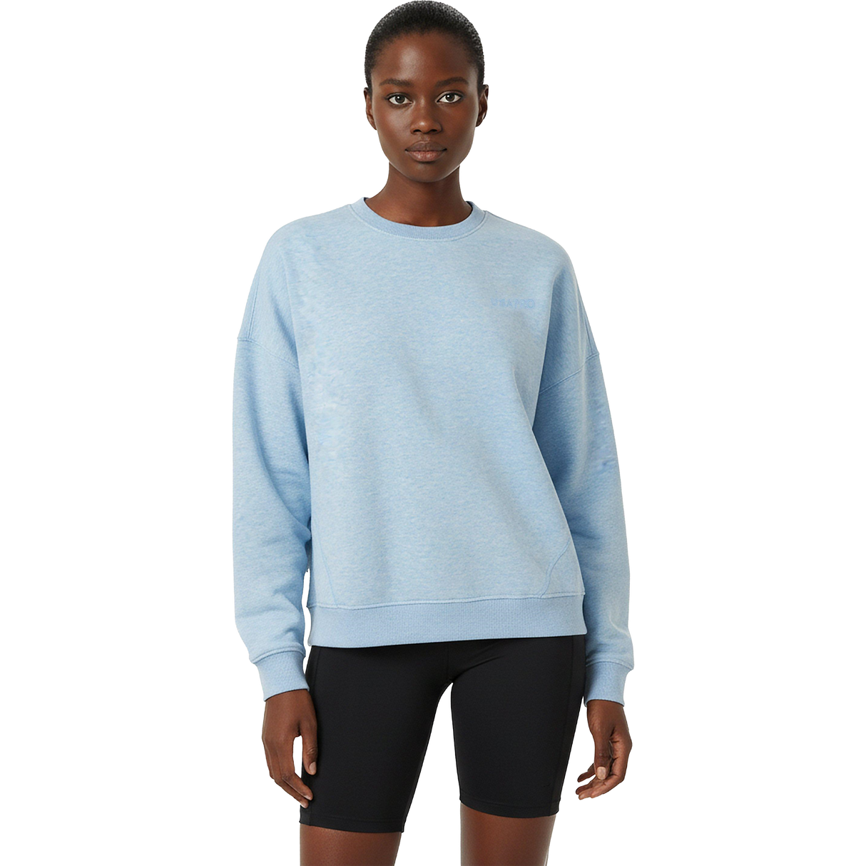 USA Pro Women's Crew Sweater - Blue Marle