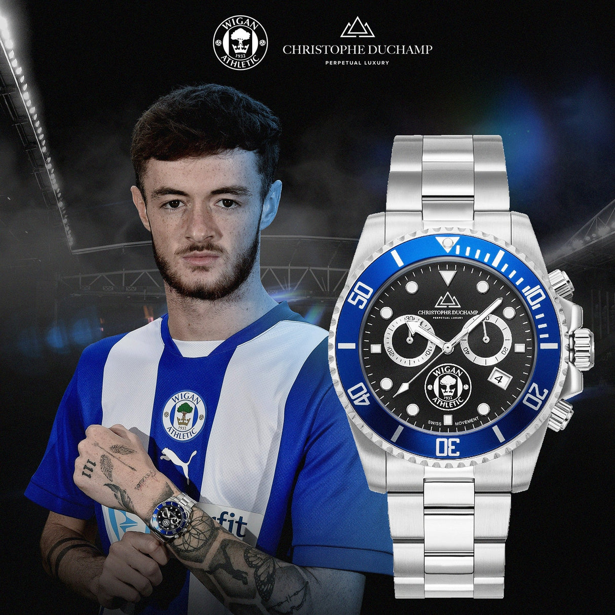 Christophe Duchamp Wigan Limited Edition Marine Chrono