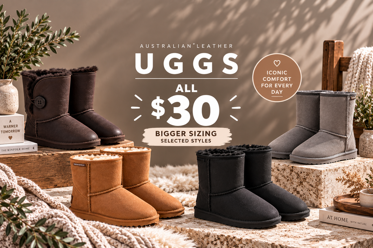 Australian Leather Uggs $30