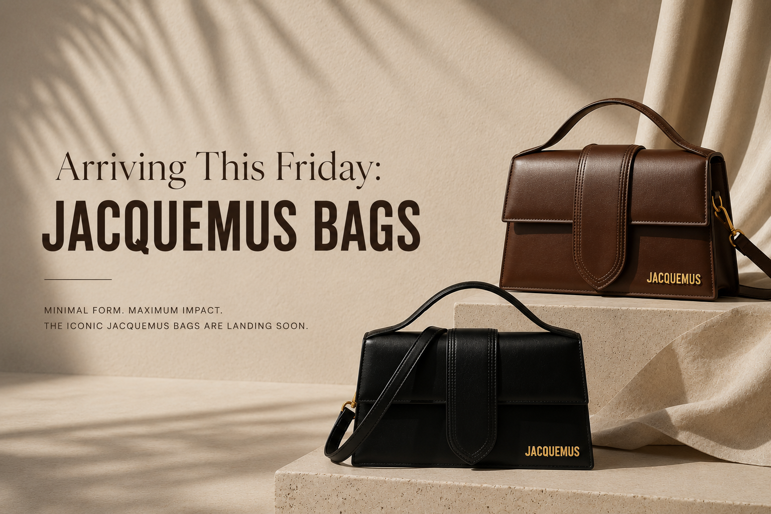 Arriving This FRIDAY: Jacquemus Bags