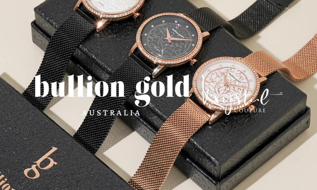 Watches by Krystal Couture and Bullion Gold