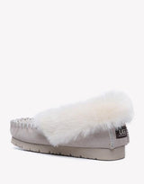Popo Cow Suede Moccasin in Sand