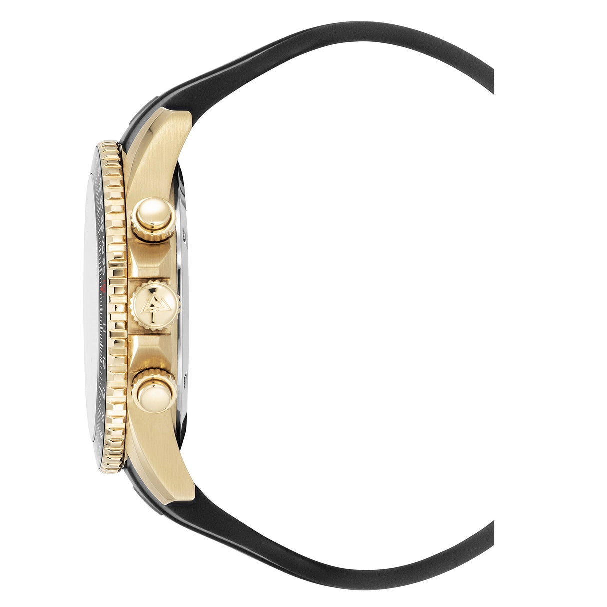Christophe Duchamp Velocite V2 - Black Dial with Gold Case and Black Rubber Strap