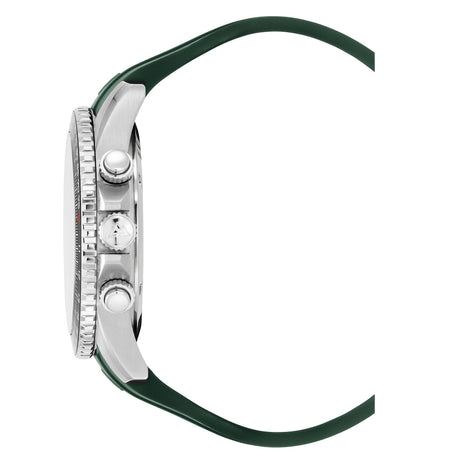 Christophe Duchamp Velocite V2 - Green Dial with Silver Case and Green Rubber Strap