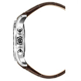 Christophe Duchamp Volcan - White Dial with Brown Leather Strap