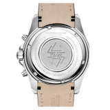 Christophe Duchamp Volcan - Black Dial with Silver Case and Black Leather Strap