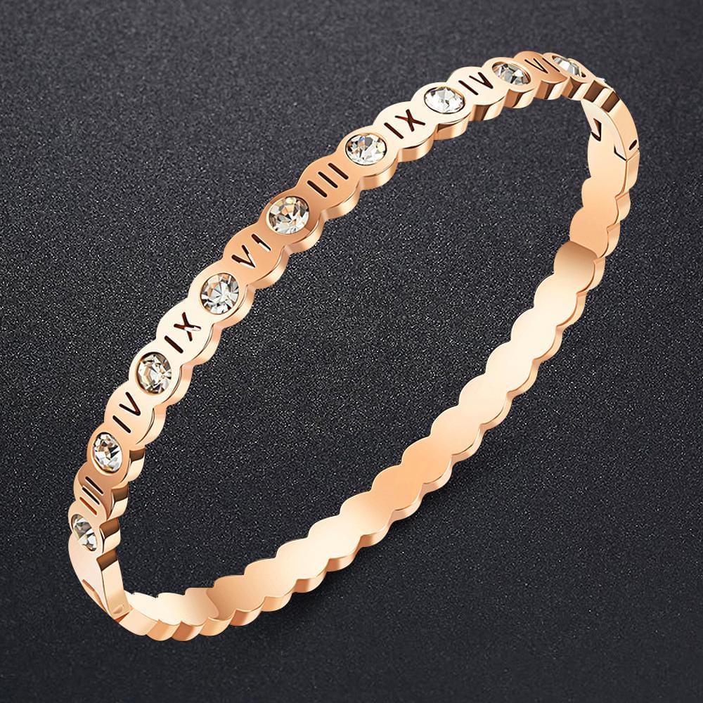 Bullion Gold Roman Empress Bangle
