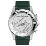 Christophe Duchamp Velocite V2 - Green Dial with Silver Case and Green Rubber Strap
