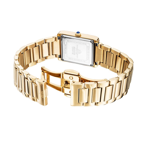 Christophe Duchamp Fontaine - Black Dial with Gold Stainless Steel Strap