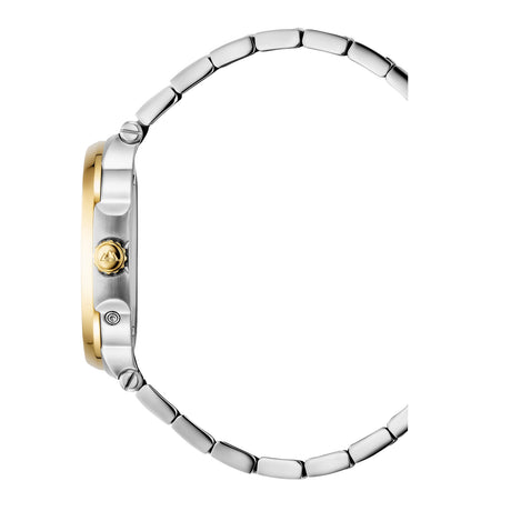 Christophe Duchamp L'envie Moonphase - Black Dial with Gold & Silver Stainless Steel Strap