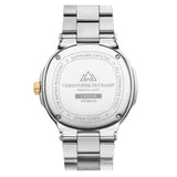 Christophe Duchamp L'envie Moonphase - Black Dial with Gold & Silver Stainless Steel Strap