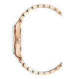 Christophe Duchamp Lugano - Silver Dial with Rose Gold Stainless Steel Strap