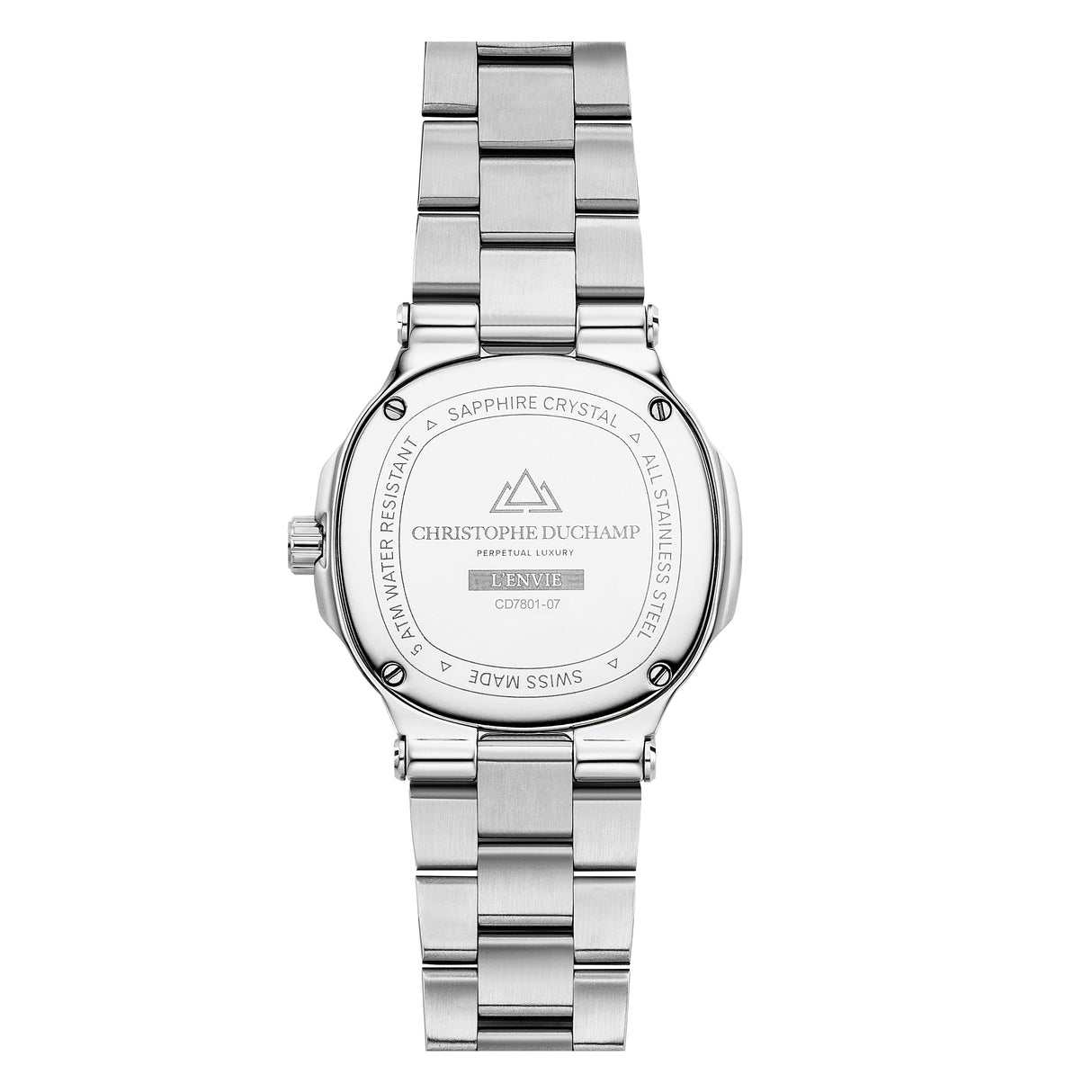 Christophe Duchamp L'envie (Womens) - Blue Dial with Silver Stainless Steel Strap